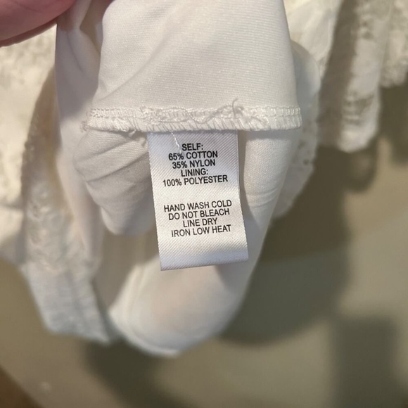 Lulus Allure 'Em In White Lace Bell Sleeve Bodycon Dress L - Picture 8 of 9